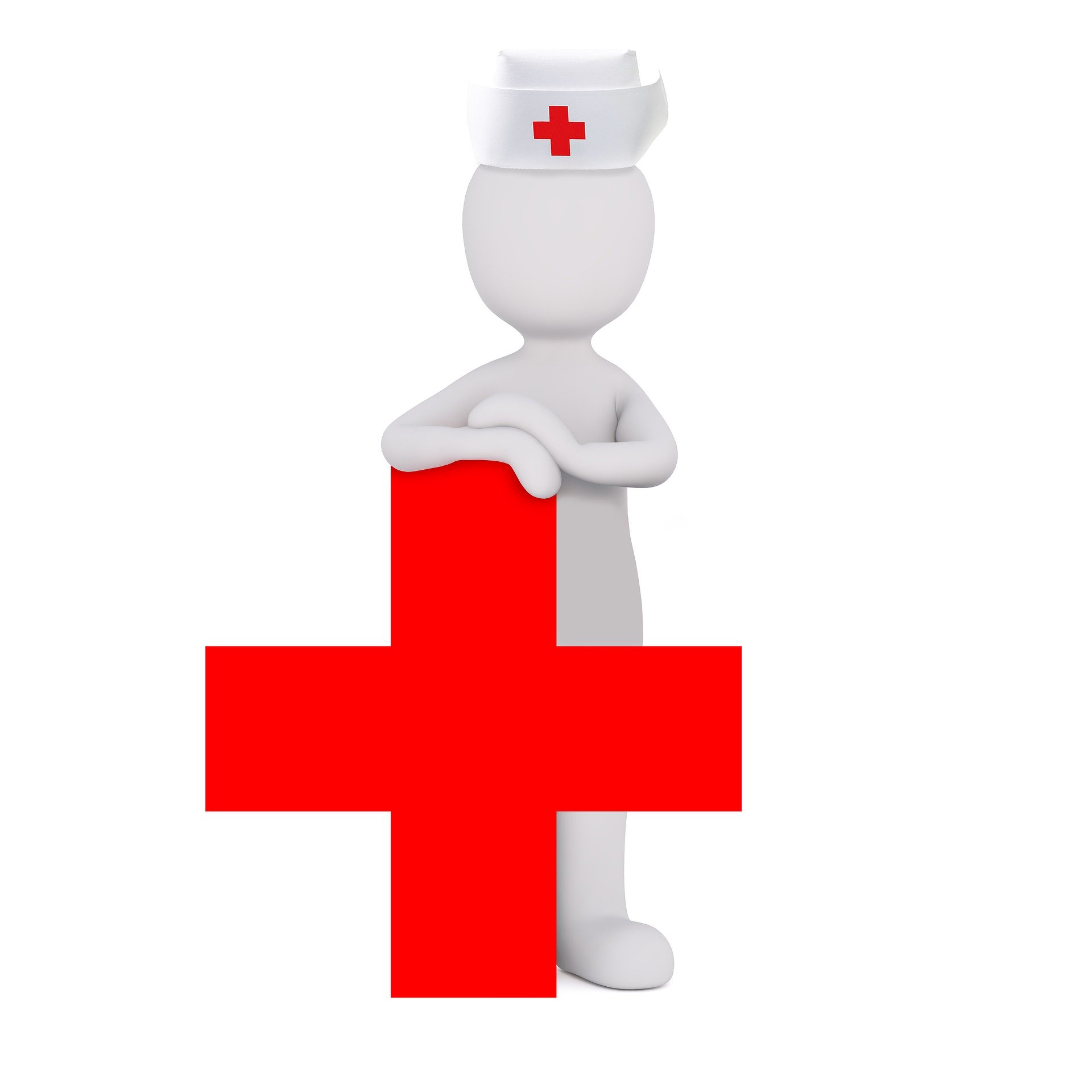 Красный крест на белом фоне медицинский